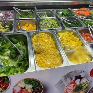 salads, interior
