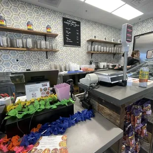 interior, sushi and sashimi