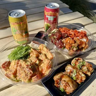 chicken wings and fried chicken, food