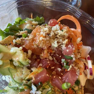Make your own poke bowl!! Amazing