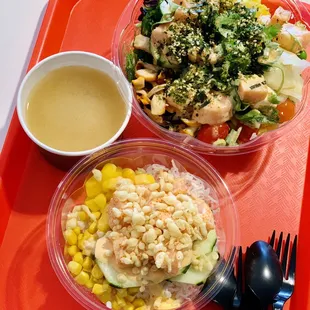 food, salads