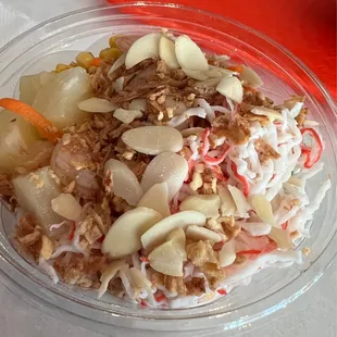 Small build your own poke bowl