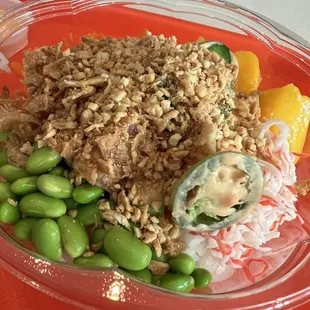 Medium build your own poke bowl