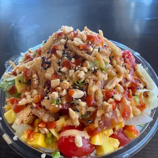Poke bowl, add your own choices
