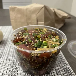 1lb of tuna poke. The "og"