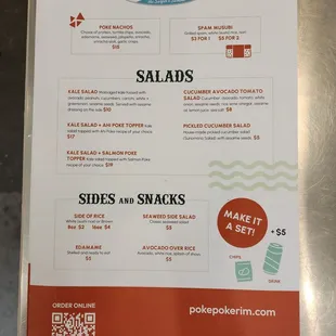 Menu Front