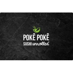 Poke Poke - Sushi Unrolled Logo