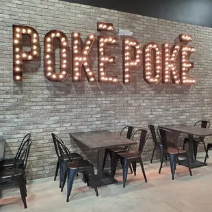 Interior of Poke Poke Sushi Unrolled