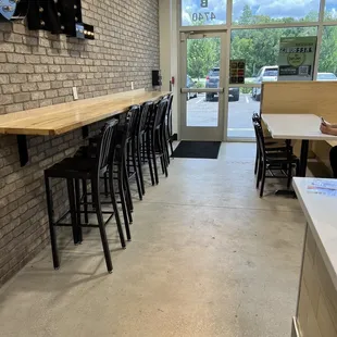 Smaller dining area