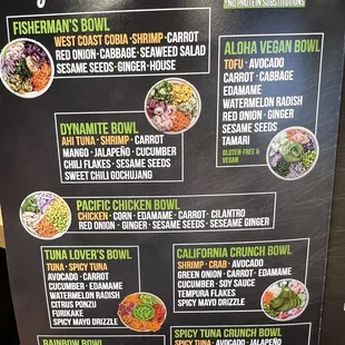 ramen and noodles, menu