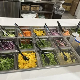 salads, interior