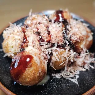 food, dough desserts, donuts