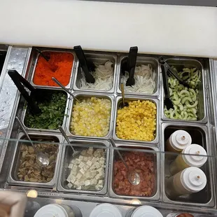  variety of food items