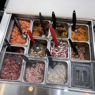  variety of food items