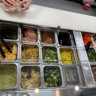 salads, interior