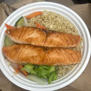 Salmon Hibachi Grill Bowl