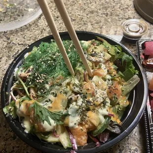 Make your own poke bowl