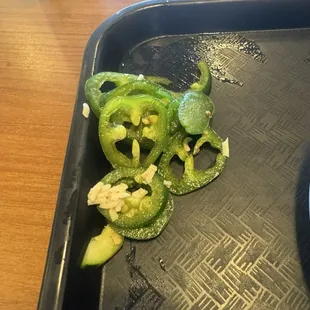 I picked out quite a bit of jalapeño.