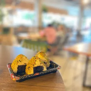 Stuffed Onigiri Hand Roll