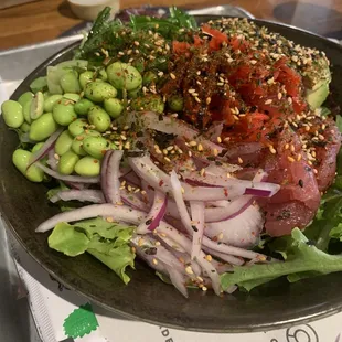 Tuna sushi bowl