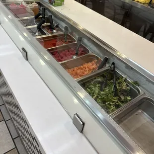 interior, salads
