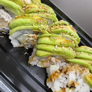 Dragon Roll (no unagi).