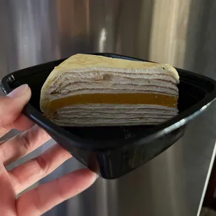 Mango crepe cake