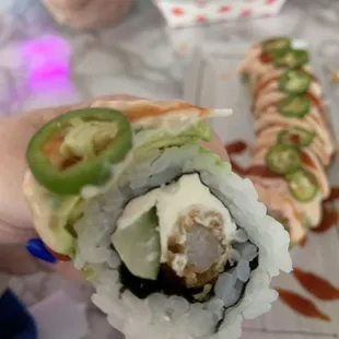 Pretty simple Mexican sushi