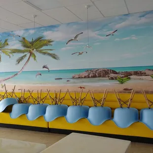 Nicely decorated interior! Can&apos;t wait to be able to dine in!