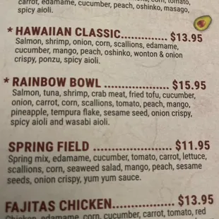 Some of the signature bowls- my fav one is dead center
