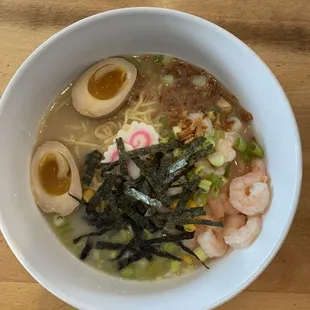 Shrimp tonkaksu ramen