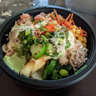 Poke bowl to go
