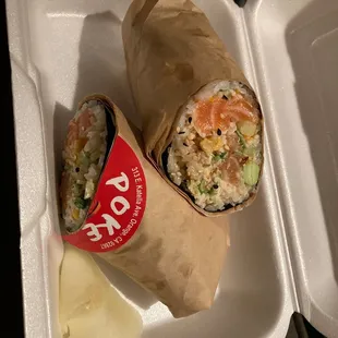 Customize Your Very Own Pokerrito (Nori Wrap) - not as big as I was expecting
