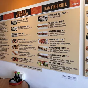 Wall menu pt.1