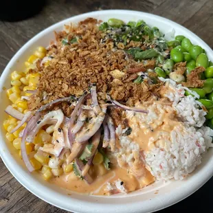 Small Bowl with 2 proteins.