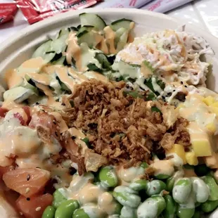 Poke with my own toppings