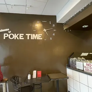 a table and chairs in a restaurant