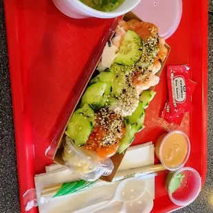 YUBU w/ Shrimp, Salmon &amp; Crabmeat