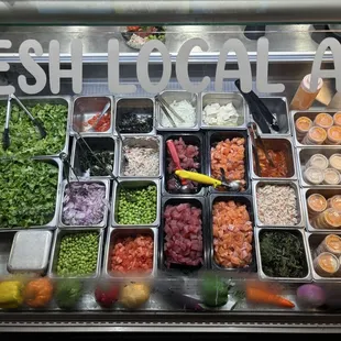 You can choose all or some of the toppings.