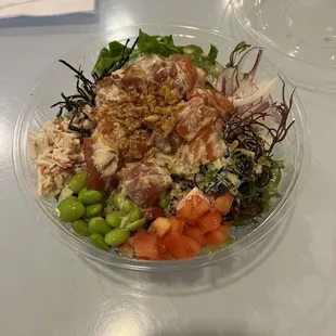 Ahi salmon poke- 17.99$