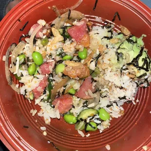 Delicious tuna &amp; salmon bowl