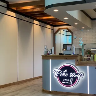 Counter inside