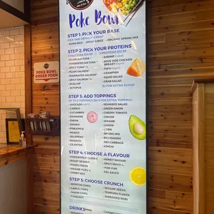Poke menu