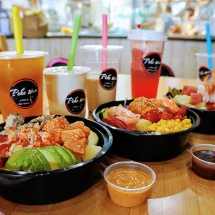 Bubble Tea and Poke Bowls