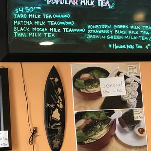 Boba menu 2/2 3/9/2021