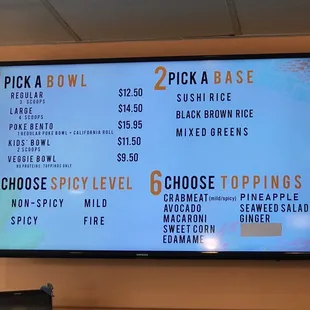 Poke menu 1/2 3/9/2021
