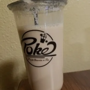 Rose milk tea