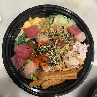Yellow Tail and Ahi Tuna Poke Bowl