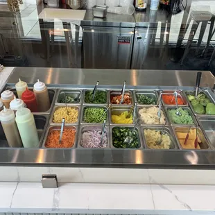 interior, salads