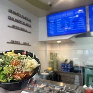 Large poke bowl